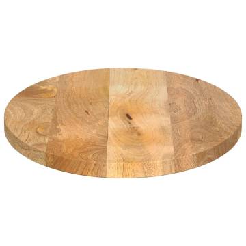 Oval Solid Wood Mango Table Top - 140x50 cm | Hipo Market