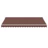 Manual Retractable Awning with LED - Brown 450x300 cm