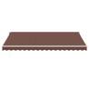 Manual Retractable Awning with LED - Brown 500x300 cm