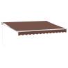 Manual Retractable Awning Brown 350x250 cm | Buy Online