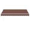 Manual Retractable Awning Brown 350x250 cm | Buy Online