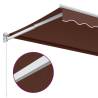 Manual Retractable Awning Brown 350x250 cm | Buy Online