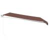 Manual Retractable Awning Brown 450x300 cm - Hipomarket UK