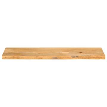 Table Top Live Edge 100x20 cm Solid Wood Mango | HipoMarket