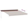 Manual Retractable Awning Brown 400x300 cm - HipoMarket