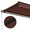 Manual Retractable Awning Brown 400x300 cm - HipoMarket