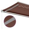 Brown Manual Retractable Awning 500x350 cm | HipoMarket