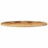 Oval Solid Wood Mango Table Top - 100x40x2.5 cm | Hipo Market