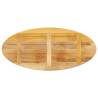 Oval Solid Wood Mango Table Top - 100x40x2.5 cm | Hipo Market