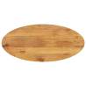 Table Top 100x50x2.5 cm Oval Solid Wood Mango Colour mango wood(oak finish) Size 100 x 50 cm Quantity in Package 1 Thickness 25 mm 