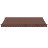 Manual Retractable Awning Brown 450x350 cm - UV Protection