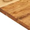 Solid Acacia Wood Bathroom Vanity Top - 140x52 cm