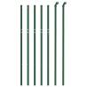 Wire Mesh Fence Green 0.8x10 m Galvanised Steel | HipoMarket