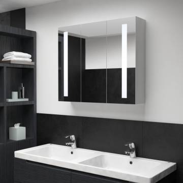 LED Bathroom Mirror Cabinet 89x14x62 cm - Modern Design