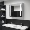 LED Bathroom Mirror Cabinet 89x14x62 cm Colour white and silver Quantity in Package 1 Size 89 x 14 x 62 cm 