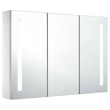 LED Bathroom Mirror Cabinet 89x14x62 cm - Modern Design