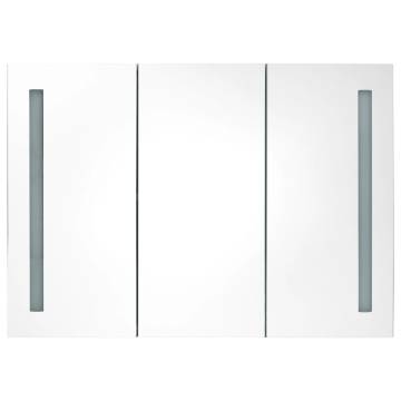 LED Bathroom Mirror Cabinet 89x14x62 cm - Modern Design