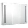 LED Bathroom Mirror Cabinet 89x14x62 cm - Modern Design