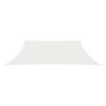 HDPE Sunshade Sail 160 g/m² White | 3/4x2 m | HipoMarket