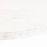 Table Top White 110x55 cm - Solid Pine Wood Oval - HipoMarket