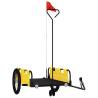 Sturdy Yellow & Black Bike Trailer - 45kg Capacity