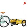 Sturdy Yellow & Black Bike Trailer - 45kg Capacity