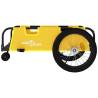 Sturdy Yellow & Black Bike Trailer - 45kg Capacity