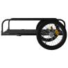 Bike Trailer Black 135x70 cm | Heavy Duty Iron Cargo