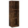 Smoked Oak Book & TV Cabinet - 36x30x114 cm | Hipo Market