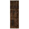 Smoked Oak Book & TV Cabinet - 36x30x114 cm | Hipo Market