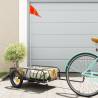 Durable Black Bike Trailer - Iron, 30 kg Capacity | Hipo Market