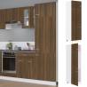 Refrigerator Cabinet Brown Oak 60x57x207 cm Engineered Wood Colour brown oak Quantity in Package 1 Model 1x refrigerator cabinet 60 cm Number of 