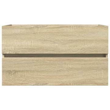 Sink Cabinet Sonoma Oak - Stylish & Space-Saving 80x38.5 cm