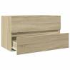 Sink Cabinet Sonoma Oak - Stylish & Space-Saving 80x38.5 cm