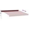 Automatic Retractable Awning Burgundy 400x300 cm | Hipo Market