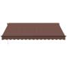 Automatic Retractable Awning with LEDs - Brown 400x300 cm