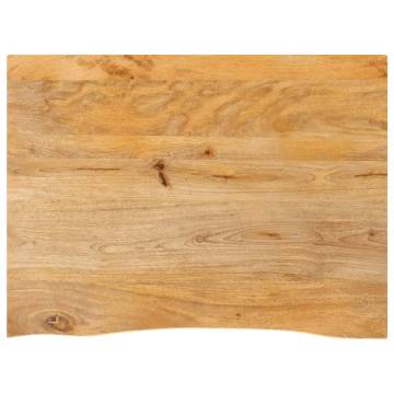 Live Edge Solid Wood Table Top 90x60 cm - Mango Wood