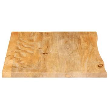 Table Top Live Edge - Solid Mango Wood 80x60 cm | HipoMarket