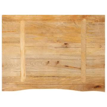 Table Top Live Edge - Solid Mango Wood 80x60 cm | HipoMarket