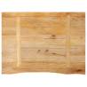 Table Top Live Edge - Solid Mango Wood 80x60 cm | HipoMarket