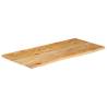 Live Edge Solid Wood Mango Table Top - 100x60x3.8 cm