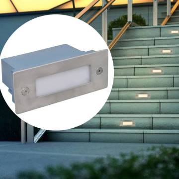 2 LED Recessed Stair Light - Energy Efficient & Easy to Install