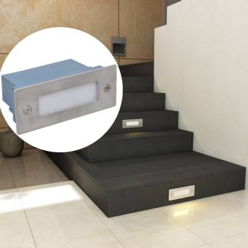 2 LED Recessed Stair Light - Energy Efficient & Easy to Install