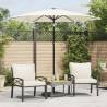 Garden Parasol with Steel Pole White 223x223x213 cm Colour white Size 223 x 223 x 213 cm Quantity in Package 1 