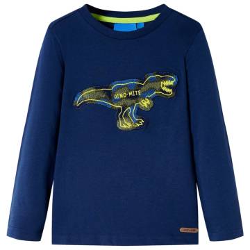 Kids' Long Sleeve T-Shirt Navy 128 | Affordable & Quality Wear