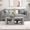 Concrete Grey Coffee Table 100x50 cm - Stylish & Functional