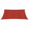 Red Sunshade Sail 160 gm² - 2x2 m HDPE for Outdoor Spaces