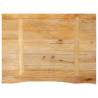 Table Top Live Edge 70x60 cm - Solid Wood Mango | HipoMarket