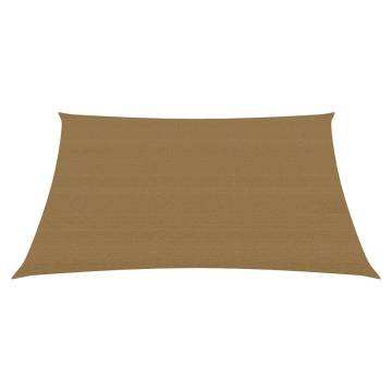 HDPE Sunshade Sail 160 gm² Taupe 2x2.5 m - Protect Your Space