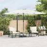 Garden Parasol with Steel Pole White 290x290x238 cm Colour white Size 290 x 290 x 238 cm Quantity in Package 1 